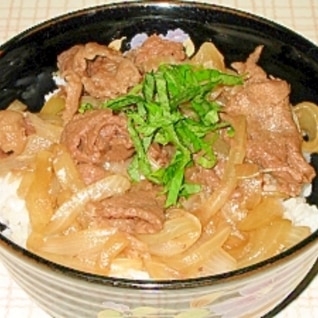 飛騨牛を使って、元祖牛丼